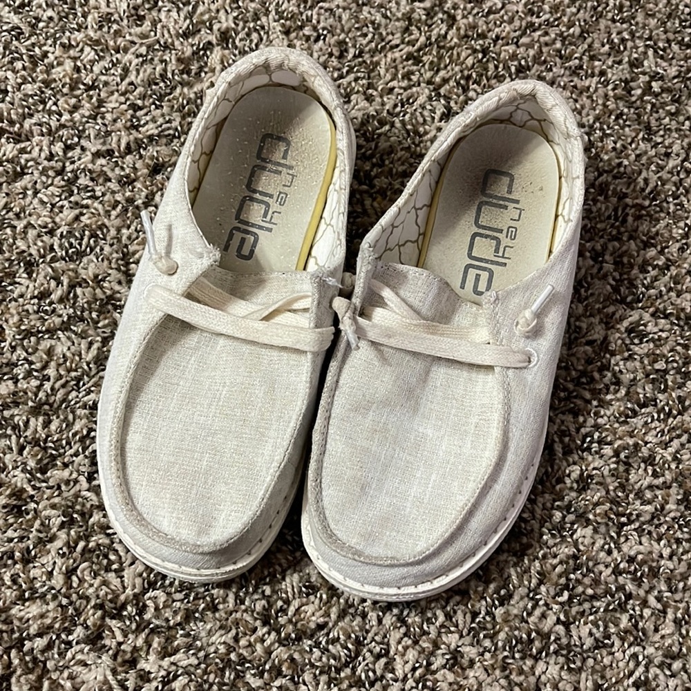Hey Dude Wendy Youth sparkling gold sz1